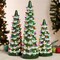 Best Choice Products Set of 3 Pre-Lit Hand-Painted Ceramic Tabletop Christmas Trees